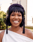 Ophelia Woven Headband - Purple,Headbands, Sassy Jones,