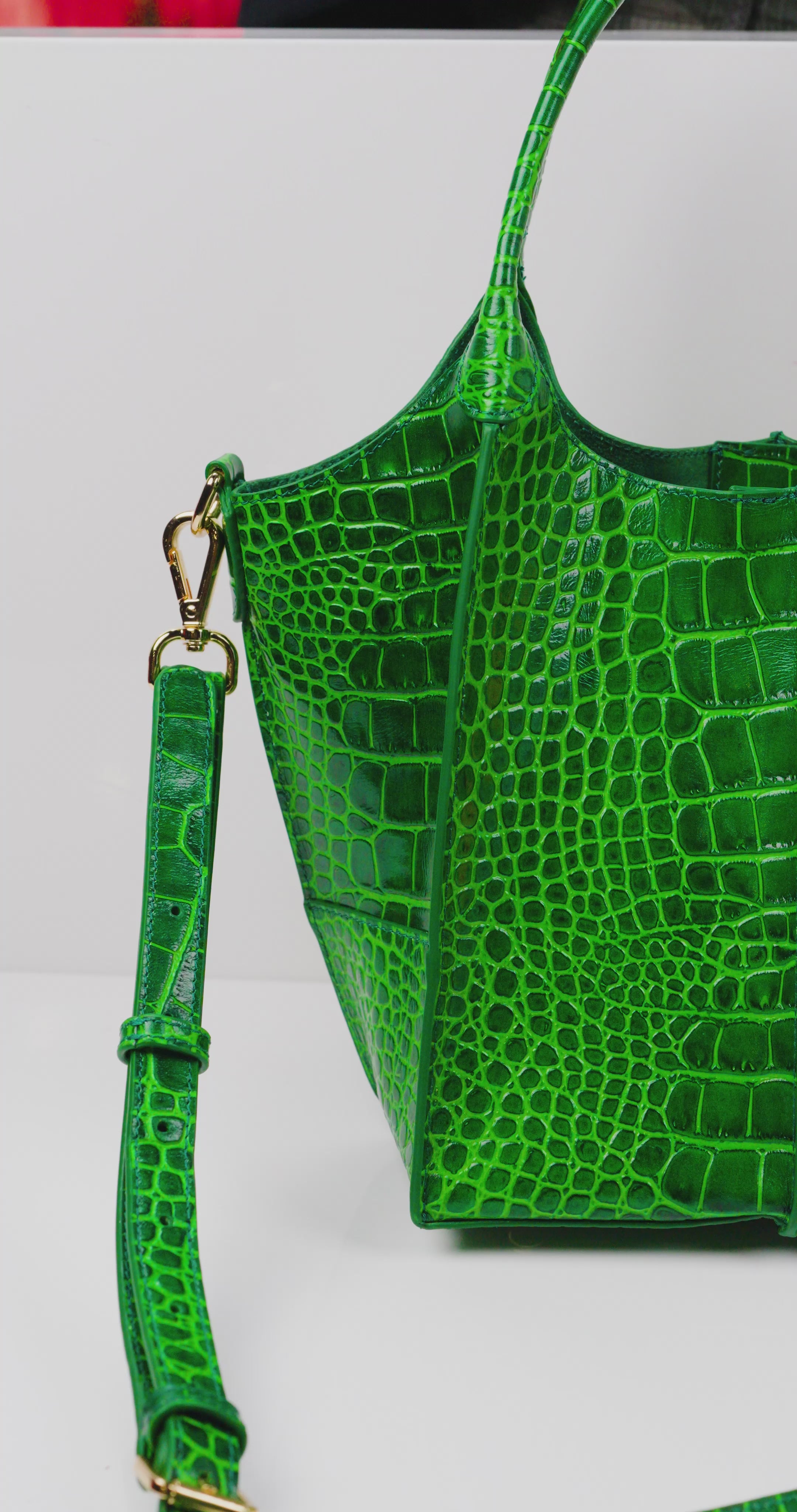 Chloé Eloise Tote Bag Green Leather y2k Chloe eloise tote bag - Gem