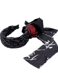 Rosalie Sequin Headband - Black,Headbands, Sassy Jones,