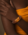 Roxie Toasted Sugar Cuff,Bracelets, Sassy Jones,