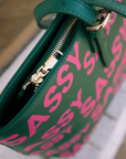 Sassy City Tote - Pink/Green,Handbags, Sassy Jones,