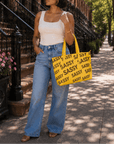 Sassy City Tote - Yellow/Black,Handbags, Sassy Jones,