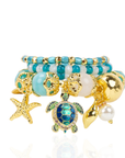 Soleia Sea Turtle 3pc Chunky Stack,Bracelets, Sassy Jones,