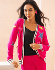 The Charis Varsity Cardigan,Clothing, Sassy Jones,