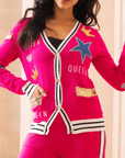 The Charis Varsity Cardigan,Clothing, Sassy Jones,