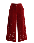 The Fiorella Pant - Red Velvet Pearl,Clothing, Sassy Jones,