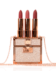 The Kiss Clutch - Exclusive Pink Lipsticks Travel Set,Beauty, Sassy Jones,