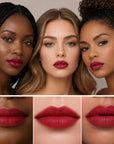 The Kiss Clutch - Exclusive Red Lipsticks Travel Set,Beauty, Sassy Jones,
