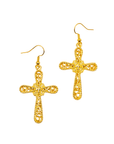 Trinity Cross Filigree Dangles,Necklaces, Sassy Jones,