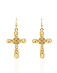 Trinity Cross Filigree Dangles,Necklaces, Sassy Jones,