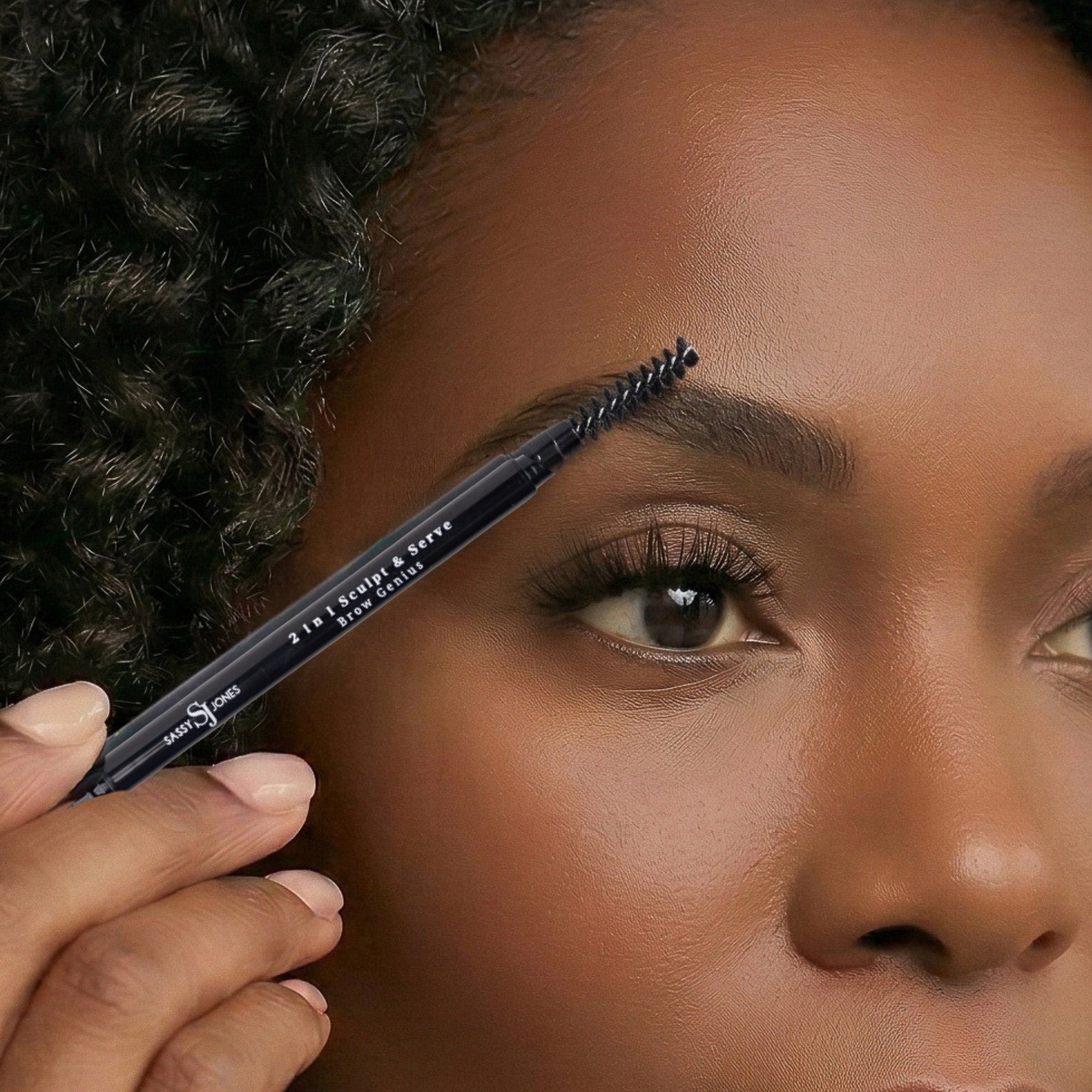 2 in 1 Sculpt & Serve Brow Pencil - Dark Brown,Beauty, Sassy Jones,