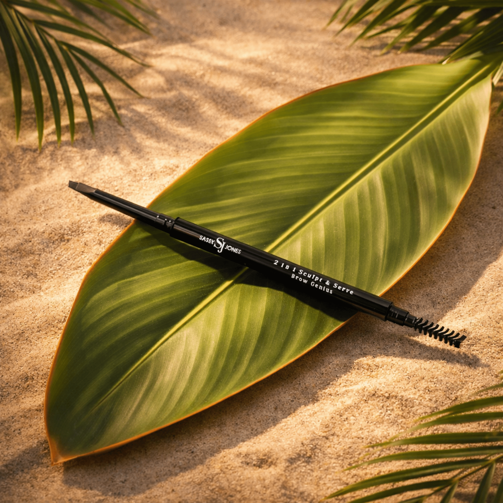 2 in 1 Sculpt & Serve Brow Pencil - Off Black,Beauty, Sassy Jones,