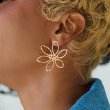 Daisy Earrings - Gold