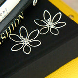 Daisy Earrings - Silver