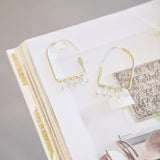 Valentina Arch Hoops - Gold