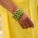 Brandy 5pc Bangle Stack - Rasta