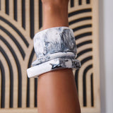 Victoria 3pc Bangle Stack - B/W Marble