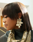 Indira Sequin Earrings - Gold