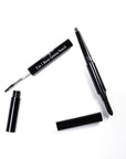 3 in 1 Brow Genius Pencil - Black - Sassy Jones \ All-in-One Eyebrow Pencil Eyebrow Beauty Innovation Easy Brow Sculpting Innovative Brow Pencil Brow Shaping Tool Makeup Bag Essential Eyebrow Perfecting Pencil Versatile Brow Pencil Eyebrow Grooming Kit Compact Brow Tool Travel-friendly Eyebrow Pencil