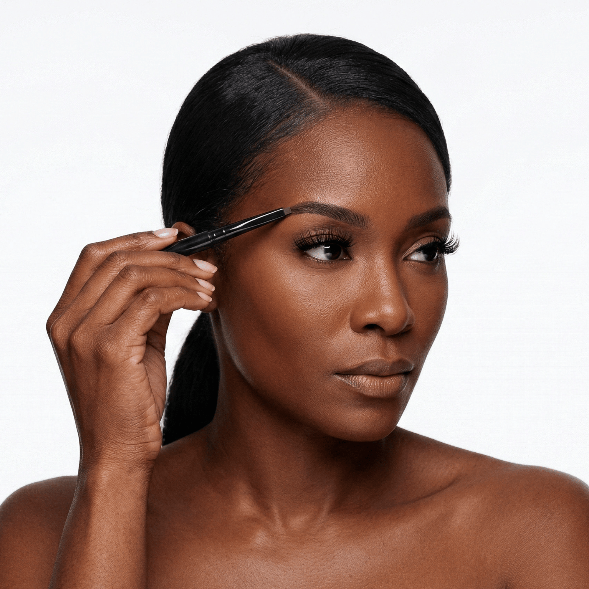 3 in 1 Brow Genius Pencil - Black,Beauty, Sassy Jones,