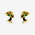 Afrikaan 18k Queen Studs,Earrings, Sassy Jones,