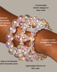 Alana Cloud Bubble Bracelet Stack,Bracelets, Sassy Jones,