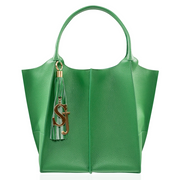 Ava Everything Large Tote - Kelly Green