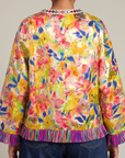 Camille Floral Ruffled Jacket