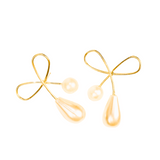 Carmen Pretty Pearl Earrings - Gold