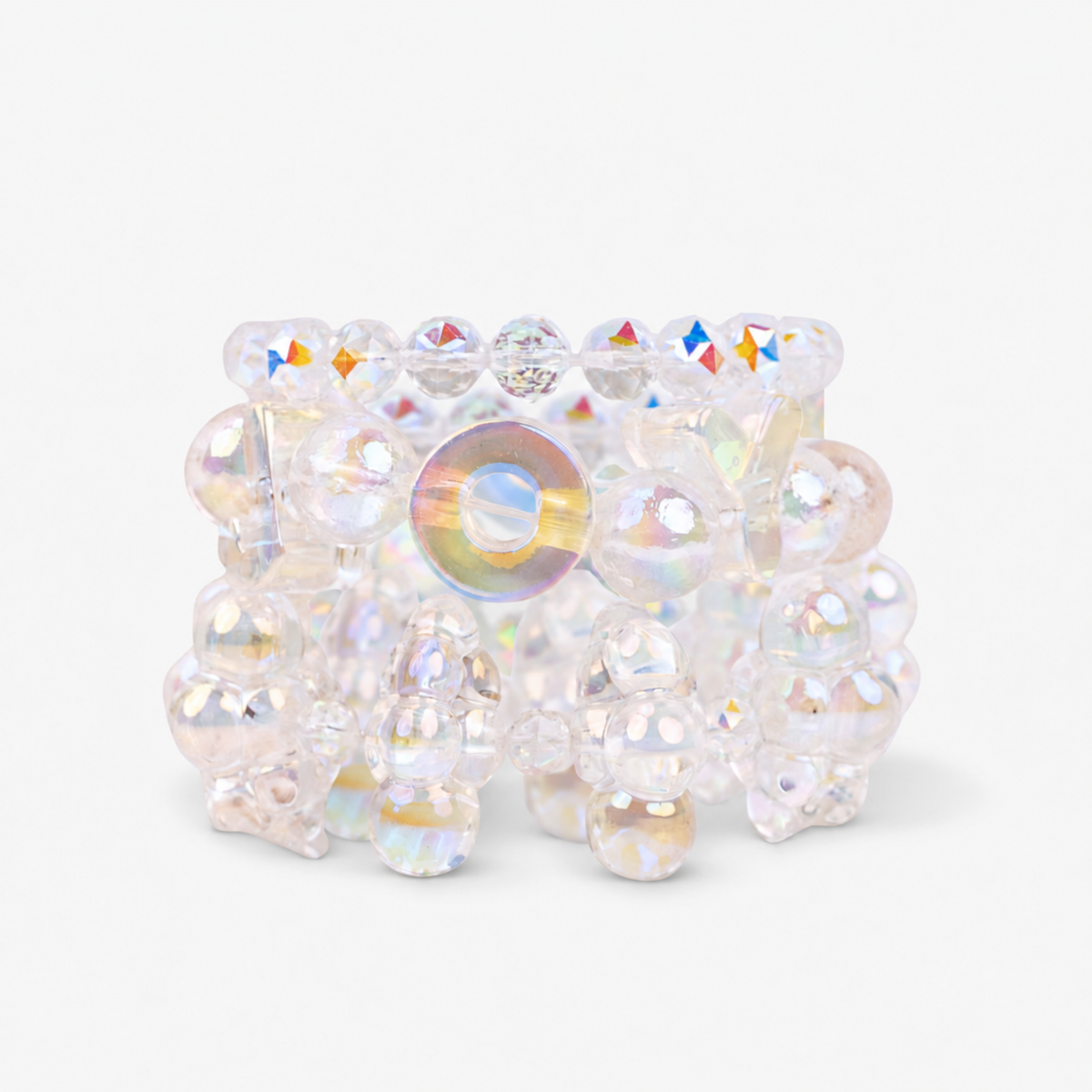 Alana Cloud Bubble Bracelet Stack,Bracelets, Sassy Jones,