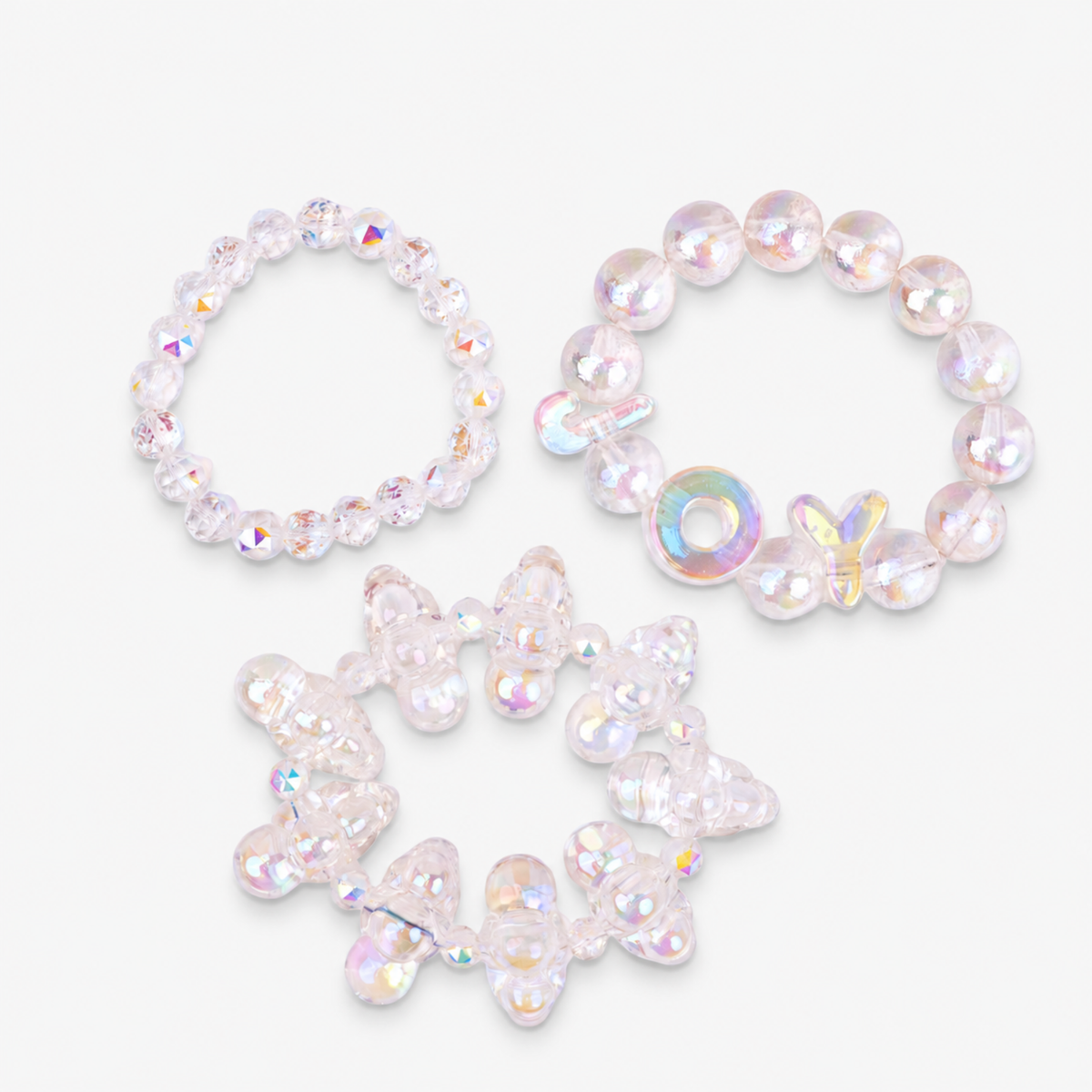 Alana Cloud Bubble Bracelet Stack,Bracelets, Sassy Jones,