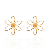 Daisy Earrings - Gold