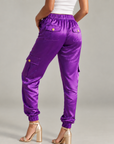 The Flo Signature Silk Jogger Pant,Clothing, Sassy Jones,
