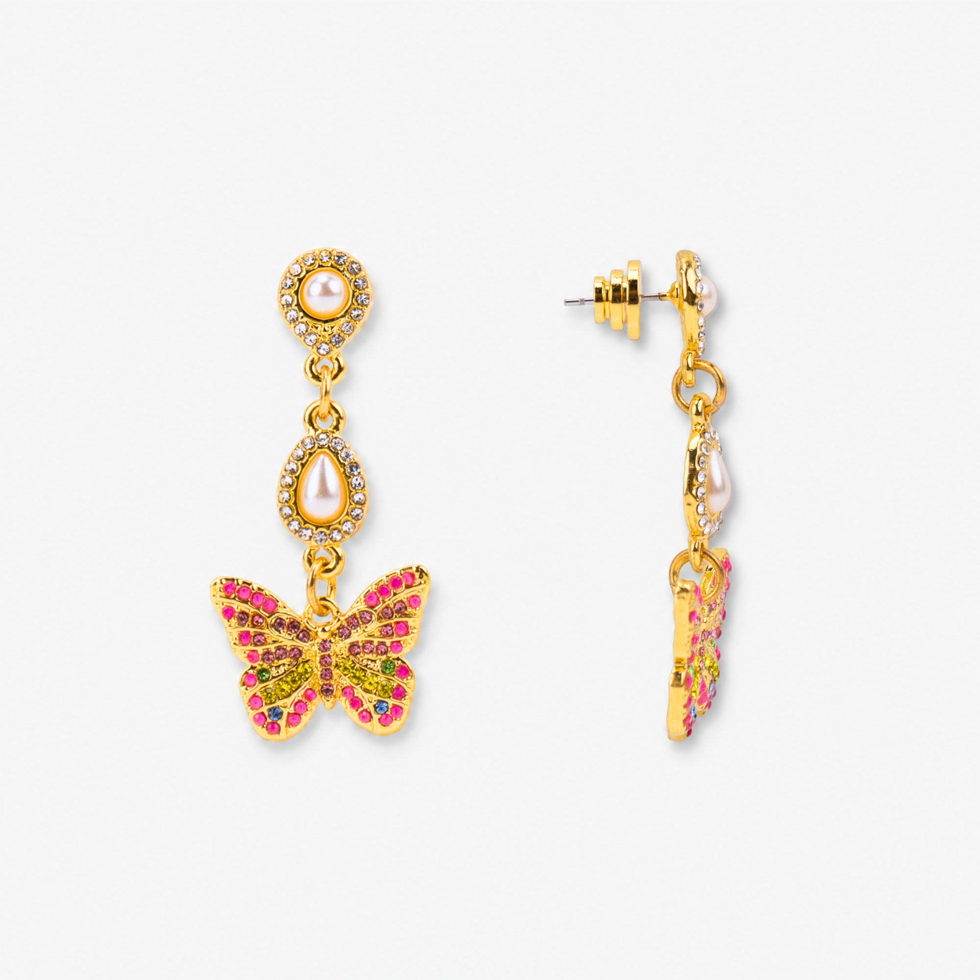 Hadassa Crystal Dangles - Tropical Paradise,Earrings, Sassy Jones,