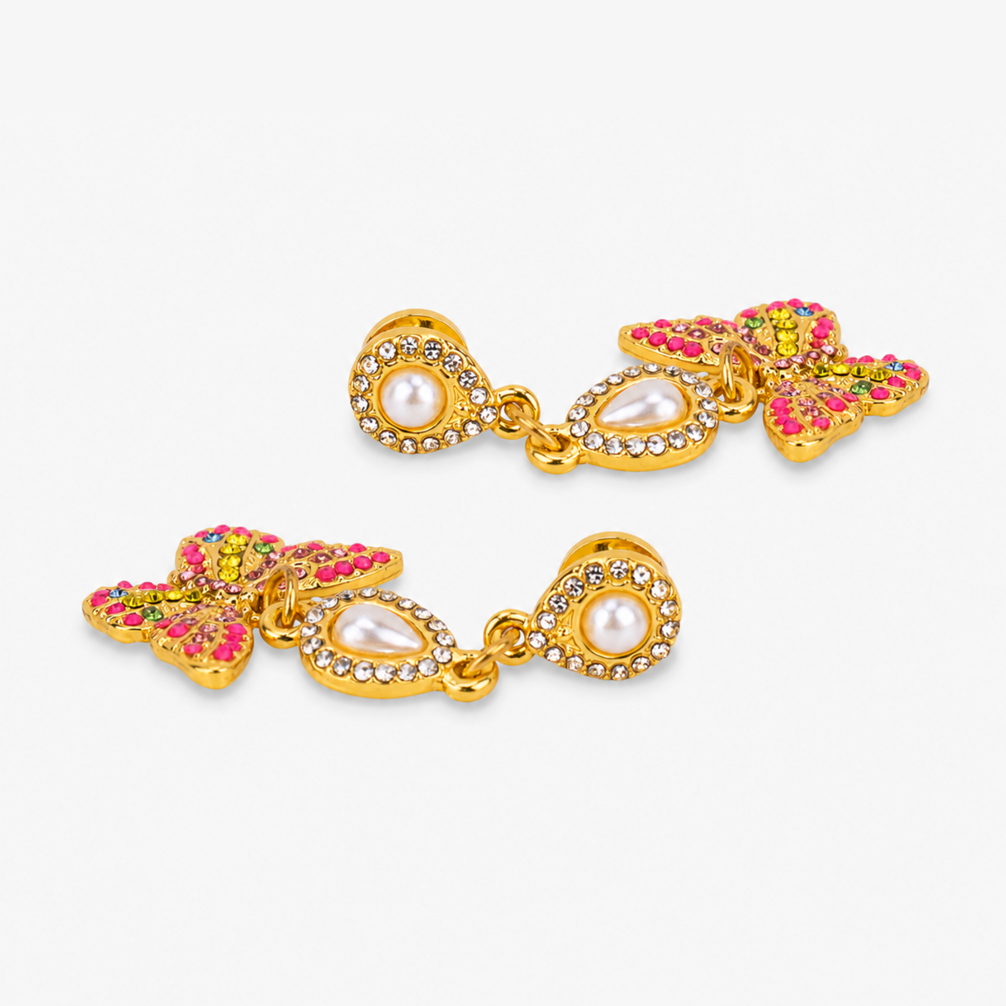 Hadassa Crystal Dangles - Tropical Paradise,Earrings, Sassy Jones,