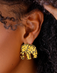 Ibiza Crystal Studs - Black,Earrings, Sassy Jones,