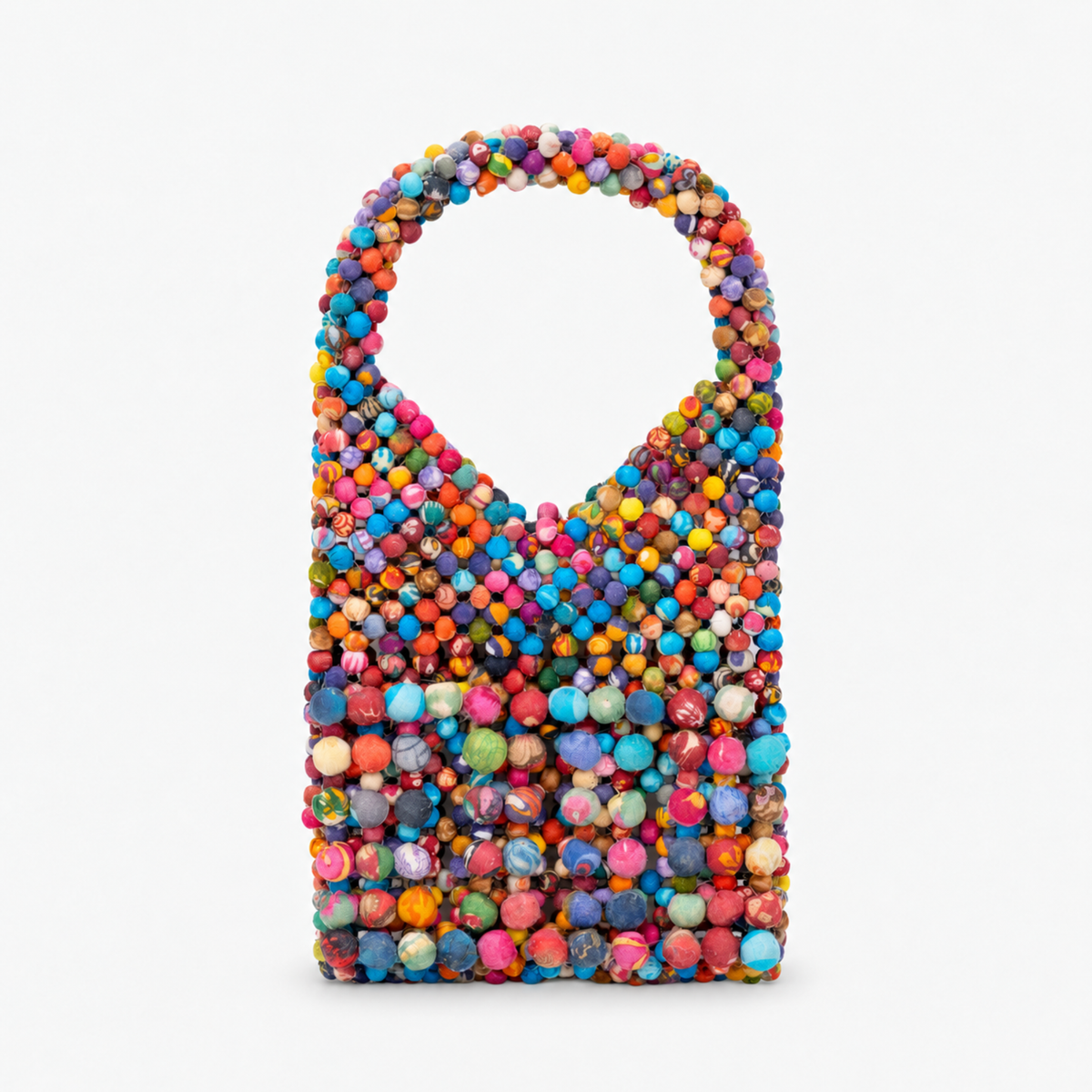 Kenza Cloth Beaded Tote