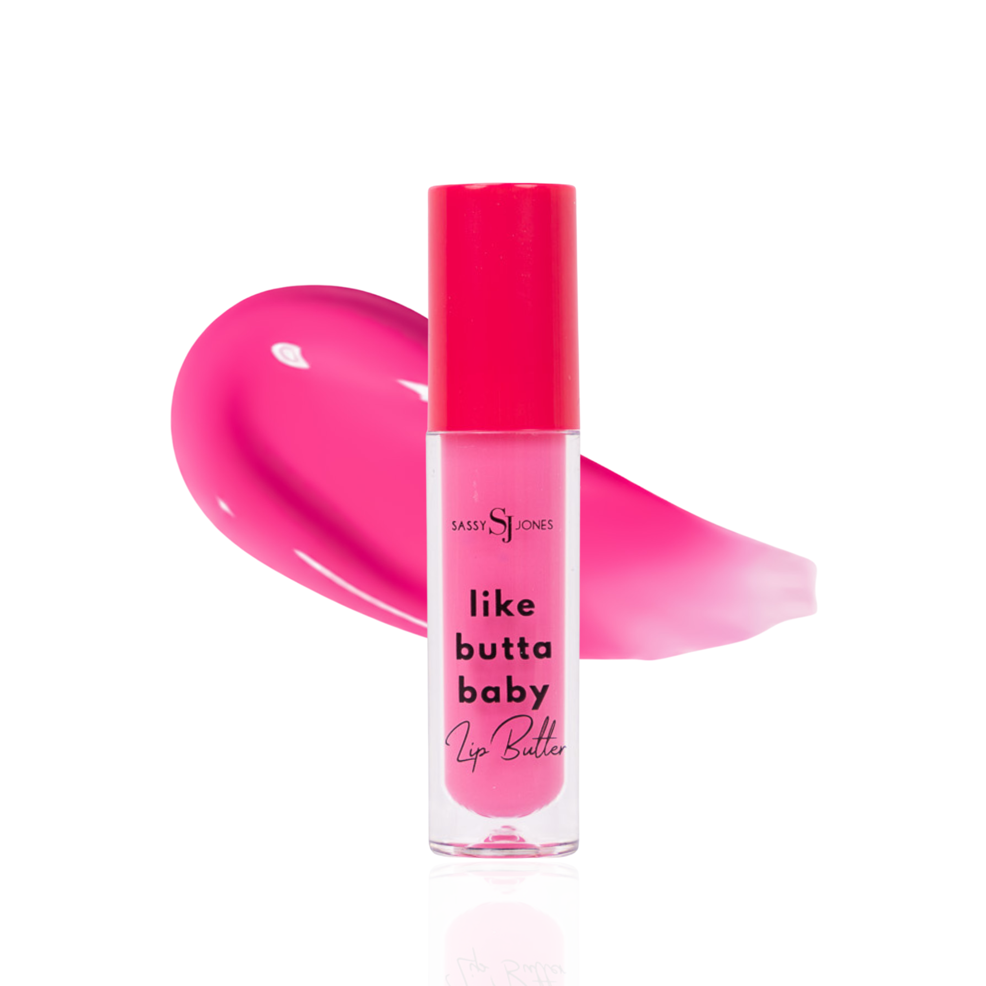 Say Less Lip Butter gloss in soft pink shade with high shine glossy finish and smooth creamy texture