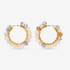 Makemba Botswana Agate Hoops - Ivory Estate,Earrings, Sassy Jones,