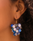 Makemba Lapis Azuli Dangles - Indigo Reign,Earrings, Sassy Jones,