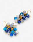 Makemba Lapis Azuli Dangles - Indigo Reign,Earrings, Sassy Jones,