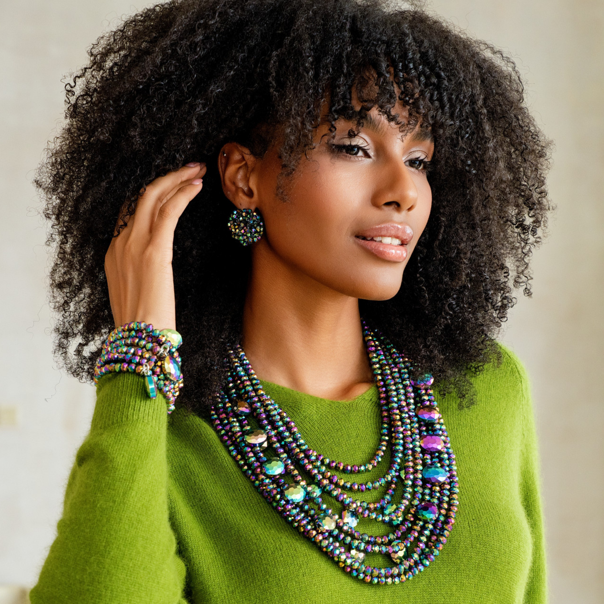 statement stud earrings, colorful earrings, glass bead earrings, iridescent earrings, sparkler studs, bold earrings, rainbow jewelry, women’s fashion jewelry, boutique earrings, luxury statement earrings, festive earrings, statement jewelry, kaleidoscope earrings, fashion studs, designer jewelry