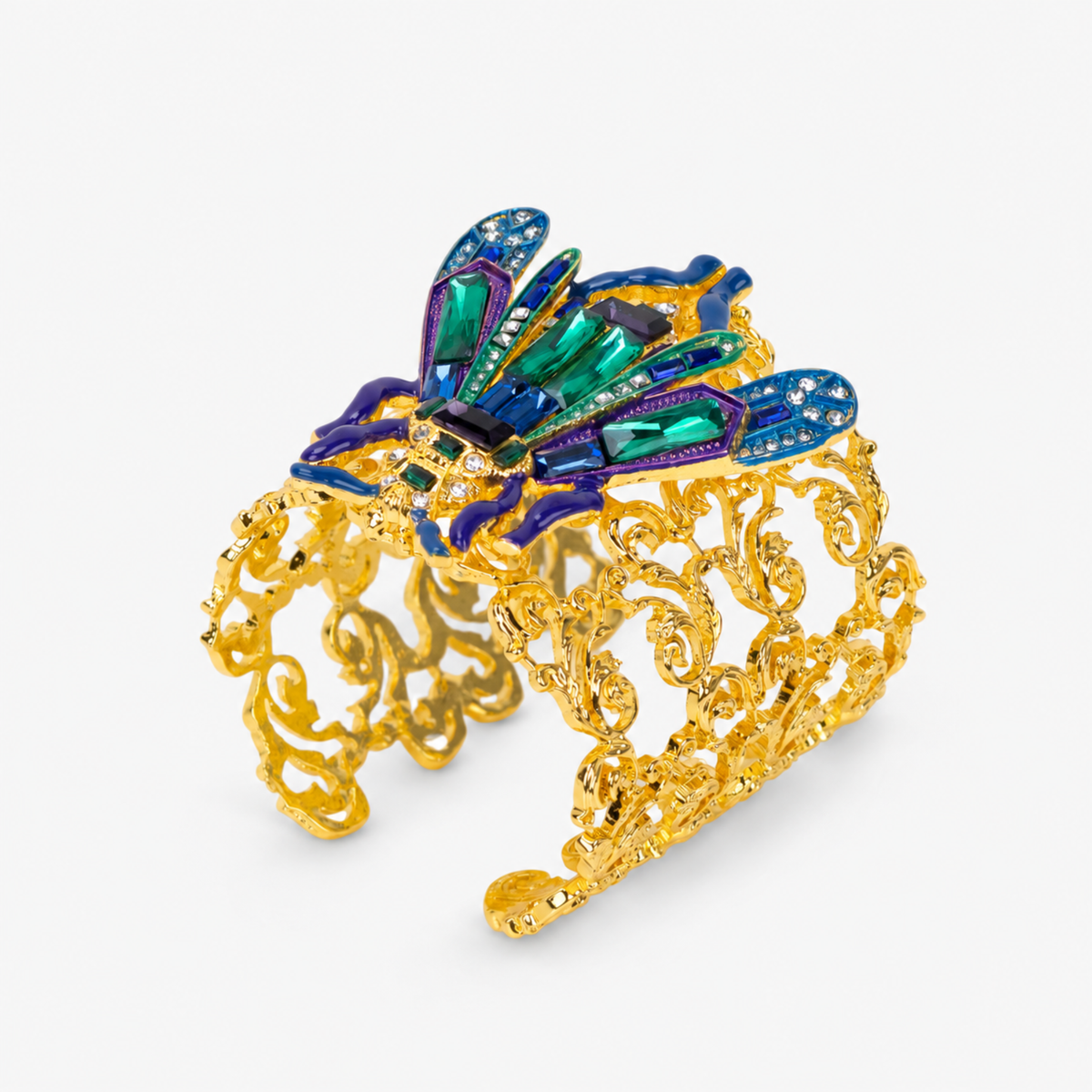Miss Beasley Cuff - Amethyst Crystal,Bracelets, Sassy Jones,