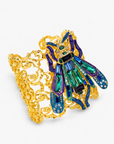 Miss Beasley Cuff - Amethyst Crystal,Bracelets, Sassy Jones,
