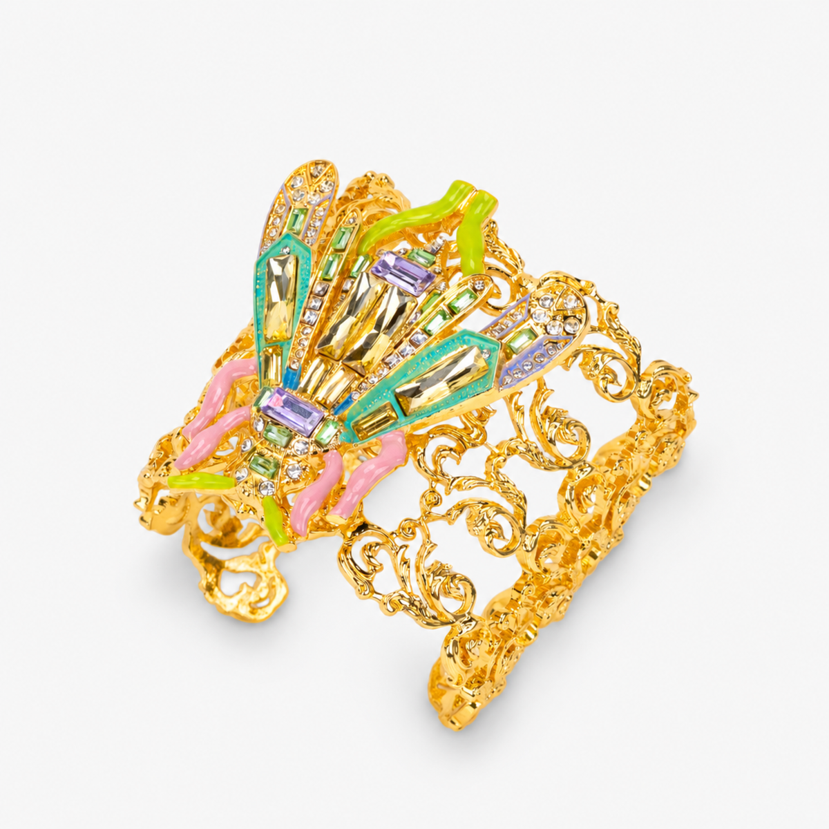 Miss Beasley Cuff - Amethyst Crystal,Bracelets, Sassy Jones,