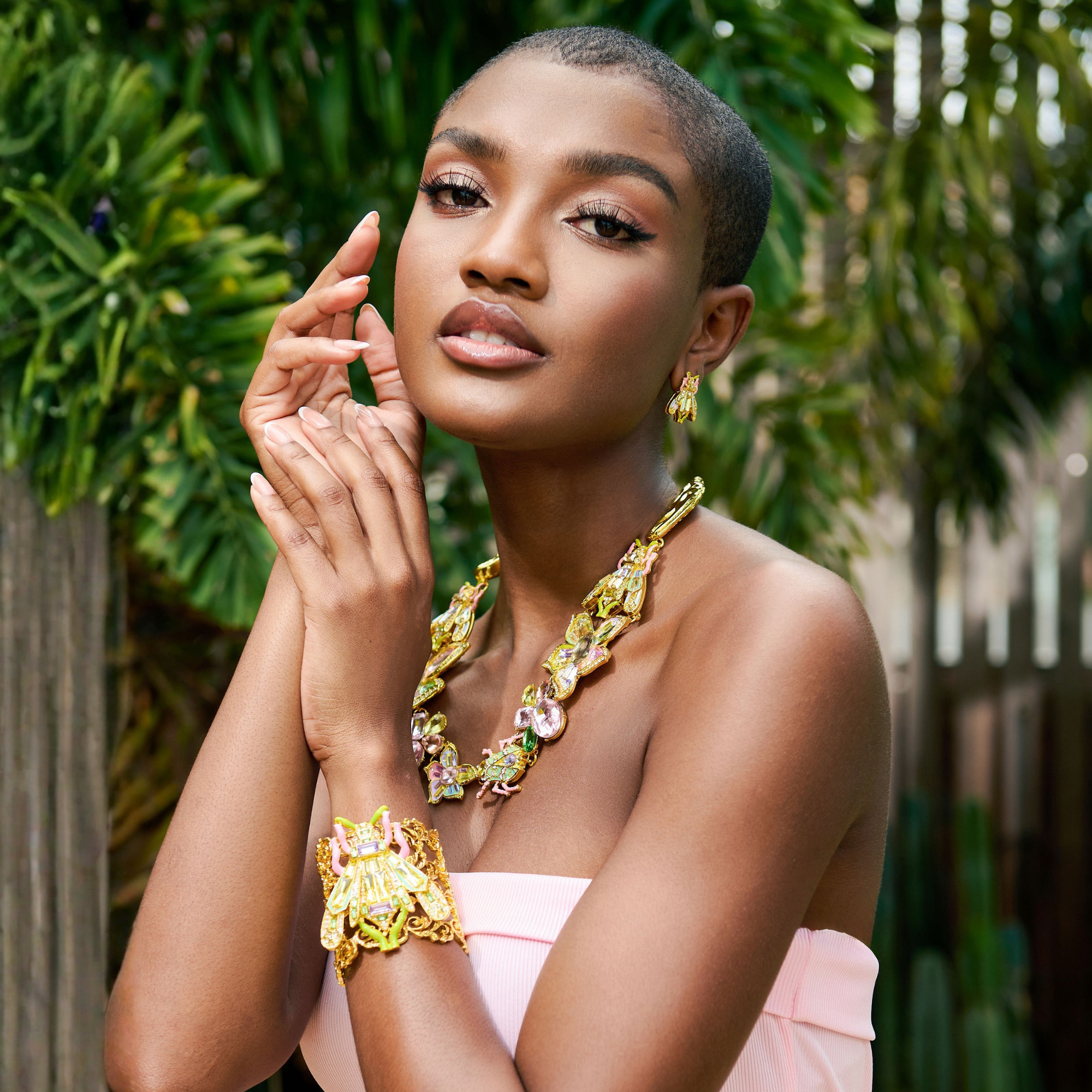 statement cuff bracelet, crystal cuff bracelet, luxury costume jewelry bracelet, designer statement bracelet, bold gold cuff, embellished statement jewelry, couture inspired bracelet, oversized cuff bracelet, boutique statement bracelet, glamorous fashion cuff