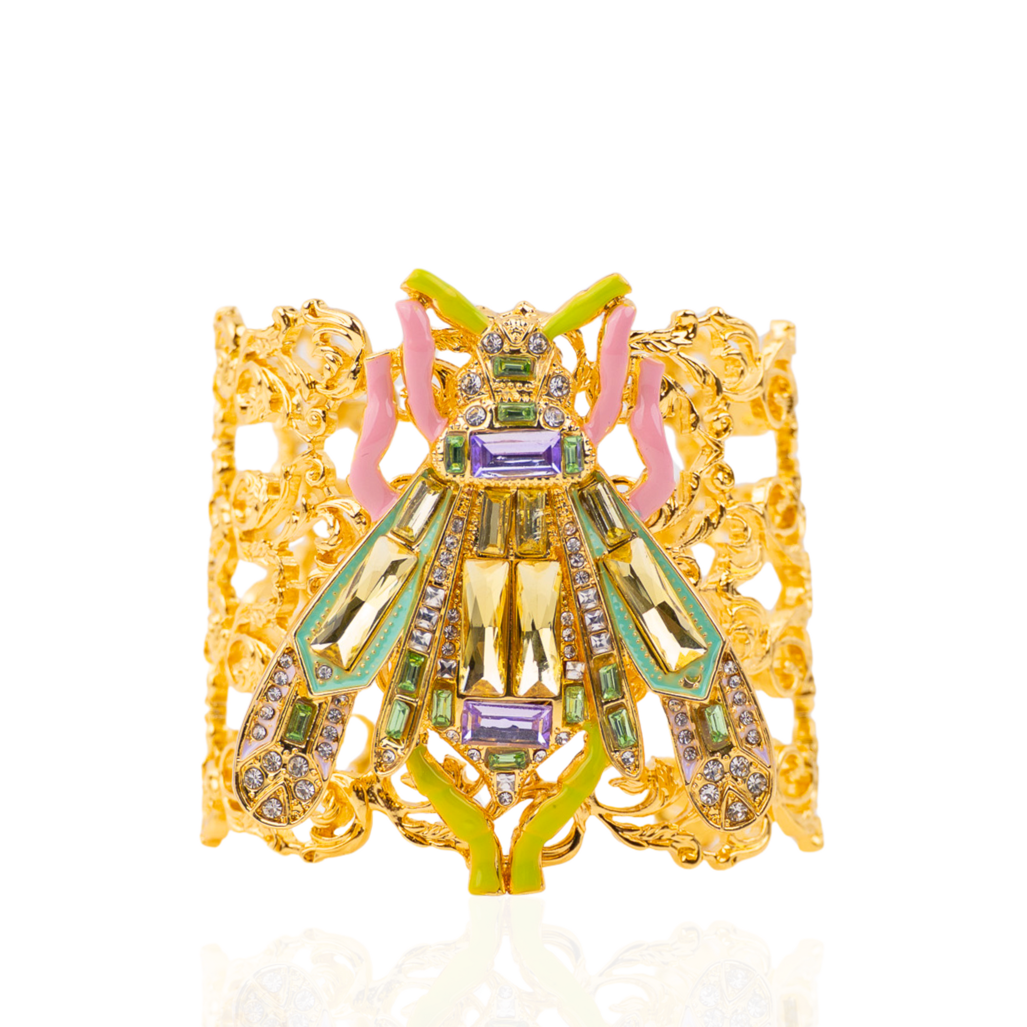 statement cuff bracelet, crystal cuff bracelet, luxury costume jewelry bracelet, designer statement bracelet, bold gold cuff, embellished statement jewelry, couture inspired bracelet, oversized cuff bracelet, boutique statement bracelet, glamorous fashion cuff