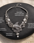 Paloma Silver Angel Fish Statement Bib, Necklaces, Sassy Jones,