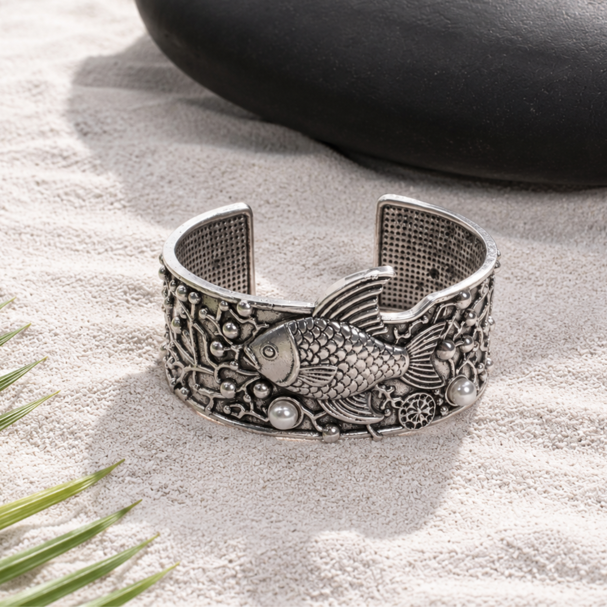 Paloma Silver Angel Fish Cuff