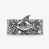 Paloma Silver Adjustable Angel Fish Cuff featuring a sculpted fish, pearl accents and intricate underwater detailing.